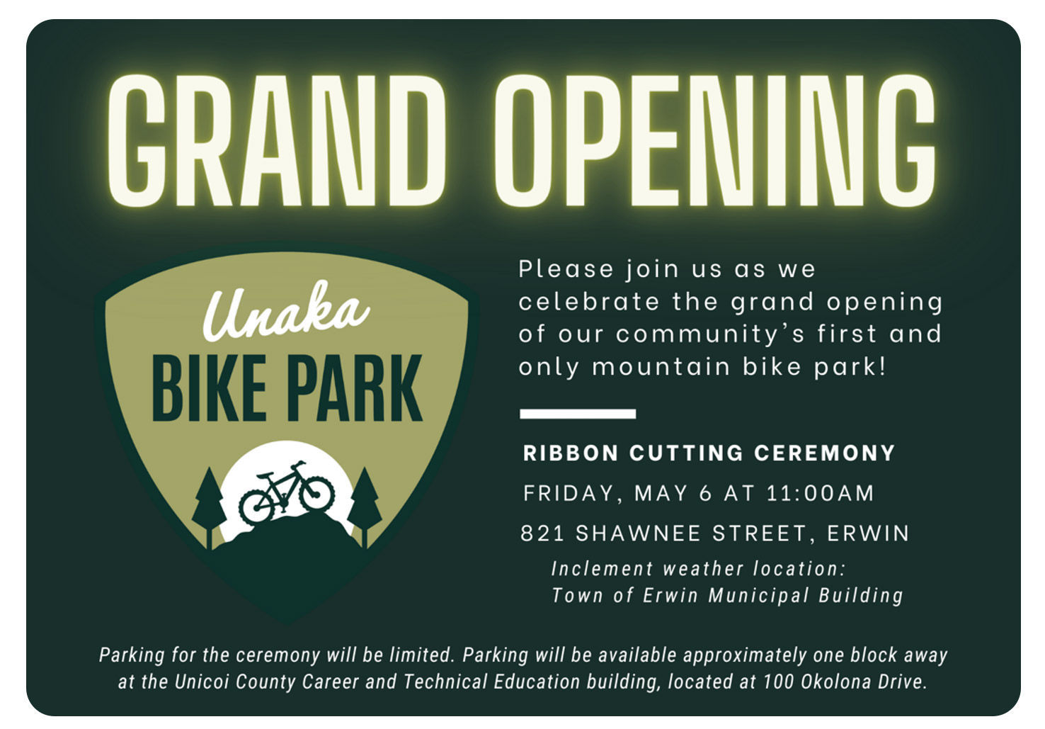 Unaka Bike Park - Grand Opening