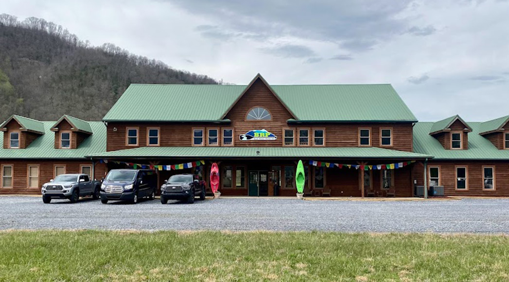 The home of Blue Ridge Paddling is just of the Jackson-Love I-26 exit in South Unicoi County.